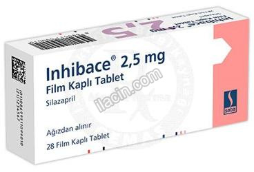 INHIBACE 2,5 MG FILM KAPLI TABLET görseli