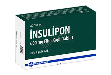 INSULIPON 600 MG FILM KAPLI TABLET (30 TABLET) görseli
