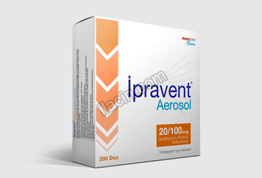 IPRAVENT 20/100 MCG INHALASYON ICIN AEROSOL 200 DOZ görseli