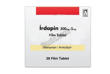 IRDAPIN 300 MG/5 MG 28 FILM TABLET görseli