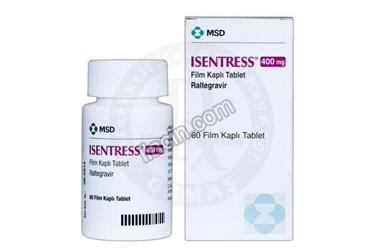 ISENTRESS 400 MG 60 FILM KAPLI TABLET görseli