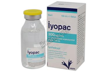 IYOPAC 300 MGI/ML I.A./I.V./INTRATEKAL
ENJEKSIYONLUK COZELTI, 100 ML görseli