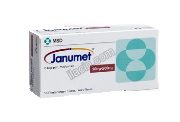 JANUMET 50/500 MG 56 FILM KAPLI TABLET görseli