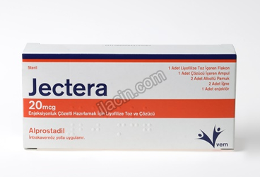JECTERA 20 MCG ENJEKSIYONLUK COZELTI HAZIRLAMAK ICIN LIYOFILIZE TOZ VE COZUCU (1 FLAKON + 1 AMPUL) görseli
