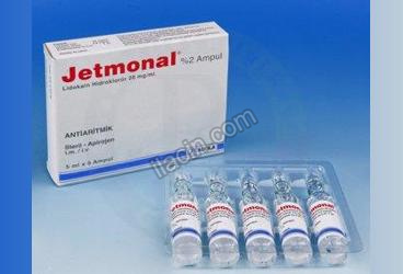 JETMONAL % 2 ENJEKSIYONLUK COZELTI (5 AMPUL) görseli