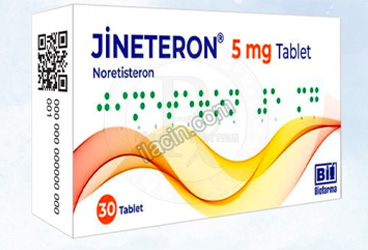 JINETERON 5 MG TABLET (30 TABLET) görseli