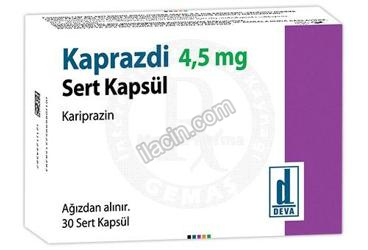 KAPRAZDI 4,5 MG SERT KAPSUL (30 ADET) görseli