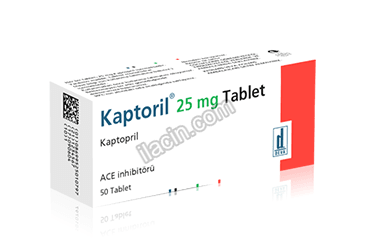 KAPTORIL 25 MG 50 TABLET görseli