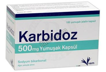KARBIDOZ 500 MG YUMUŞAK KAPSÜL görseli