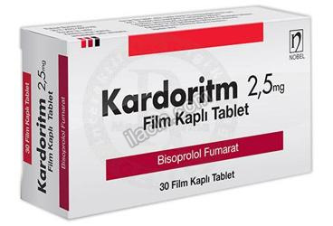 KARDORITM 2,5 MG 30 FILM KAPLI TABLET görseli