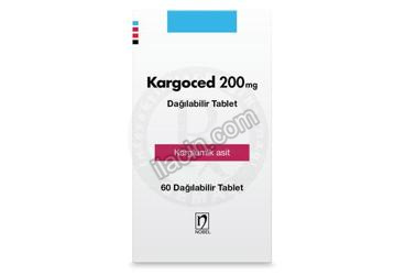 KARGOCED 200 MG DAGILABILIR TABLET (60 TABLET) görseli