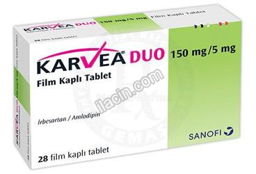 KARVEA DUO 150 MG/5 MG 28 FILM KAPLI TABLET görseli