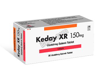 KEDAY XR 150 MG UZATILMIS SALIMLI 30 TABLET görseli
