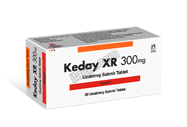 KEDAY XR 300 MG UZATILMIS SALIMLI 30 TABLET görseli
