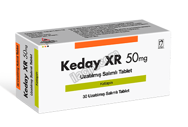 KEDAY XR 50 MG UZATILMIS SALIMLI 30 TABLET görseli