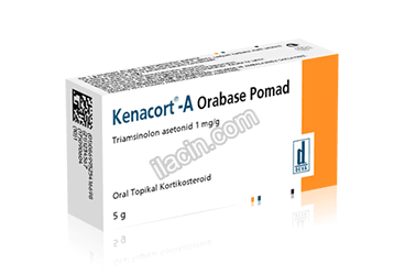 KENACORT-A ORABASE % 0,1 5 GR POMAD görseli