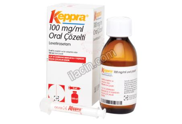 KEPPRA 100 MG/ML ORAL COZELTI 150 ML + 3 ENJEKTOR görseli