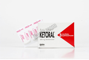 KETORAL VAG. 400 MG 3 SUPOZITUAR görseli