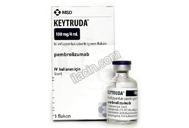 KEYTRUDA 100 MG/4 ML (25 MG/ML) INFUZYONLUK COZELTI görseli