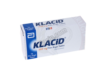 KLACID 500 MG 14 FILM TABLET görseli