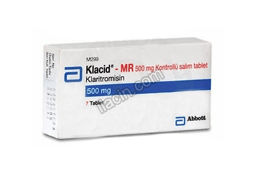 KLACID MR 500 MG 14 KONT. SAL. TABLET görseli
