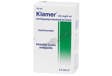 KLAMER 125 MG 70 ML SUSPANSIYON görseli