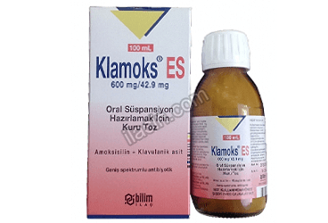 KLAMOKS ES 600/42,9 MG ORAL SUSPANSIYON HAZIRLAMAK ICIN KURU TOZ 150 ML görseli