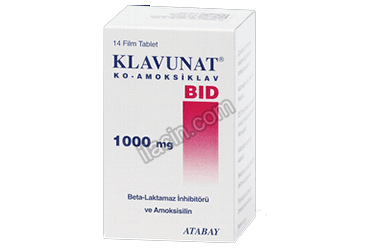 KLAVUNAT BID 1GR 14 TABLET görseli
