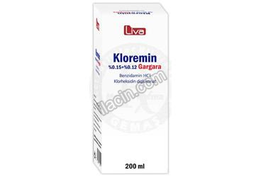 KLOREMIN %0,15+%0,12 GARGARA (200 ML) görseli