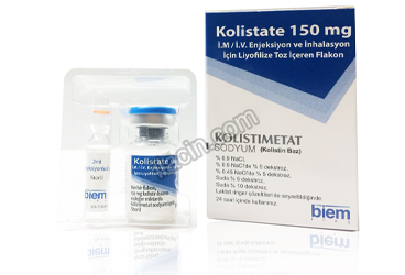 KOLISTATE 150 MG IM/IV ENJ. VE INHALASYON ICIN LIYOFILIZE TOZ ICEREN FLAKON görseli