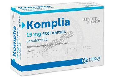 KOMPLIA 15 MG SERT KAPSUL (21 ADET) görseli