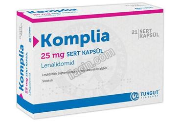 KOMPLIA 25 MG SERT KAPSUL (21 ADET) görseli