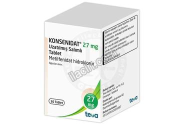 KONSENIDAT 27 MG UZATILMIS SALIMLI TABLET (30 TABLET) görseli