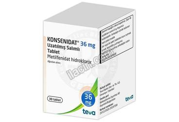 KONSENIDAT 36 MG UZATILMIS SALIMLI TABLET (30 TABLET) görseli
