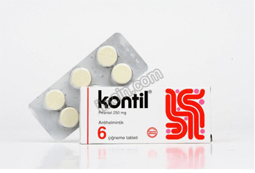 KONTIL 250 MG 6 TABLET görseli