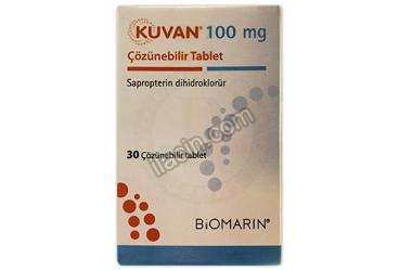 KUVAN 100 MG COZUNEBILIR 30 TABLET görseli