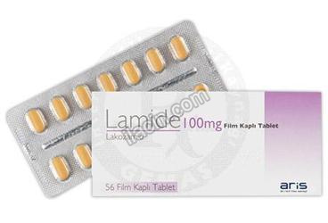 LAMIDE 100 MG 56 FILM KAPLI TABLET görseli