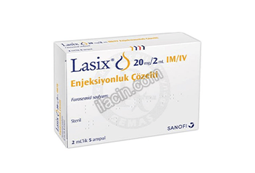 LASIX 20 MG/2 ML 5 AMPUL görseli