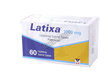 LATIXA 1000 MG UZATILMIS SALIMLI 60 TABLET görseli