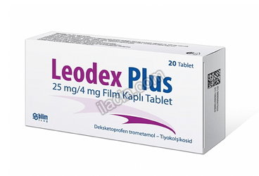 LEODEX PLUS 25 MG/4 MG 20 FILM KAPLI TABLET görseli