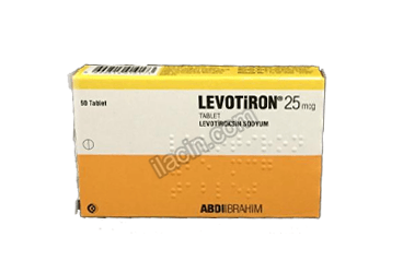 LEVOTIRON 25 MCG 50 TABLET görseli