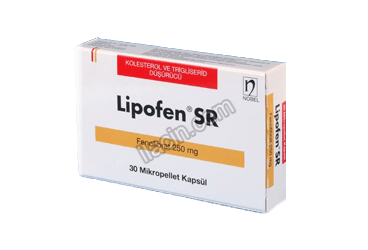 LIPOFEN SR 250 MG 30 KAPSUL görseli
