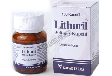 LITHURIL 300 MG 100 KAPSUL görseli