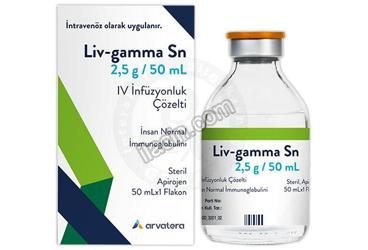 LIV-GAMMA SN 2,5 G/50 ML IV INFUZYONLUK COZELTI görseli
