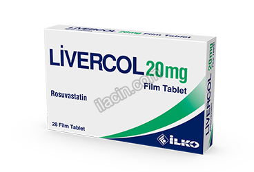 LIVERCOL 20 MG 28 FILM TABLET görseli