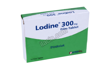 LODINE 300 MG 10 FILM TABLET görseli