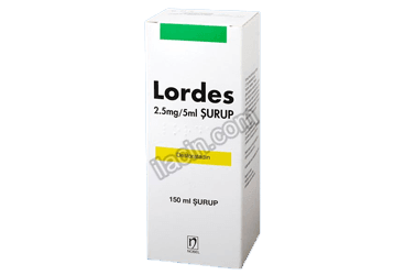 LORDES 2,5 MG/5 ML SURUP 150 ML görseli