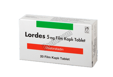 LORDES 5 MG 20 FILM TABLET görseli