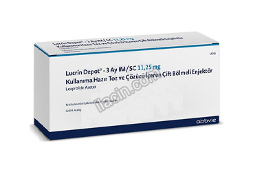 LUCRIN DEPOT 3 AY IM/SC 11,25 MG KULLANIMA HAZIR TOZ VE COZUCU ICEREN CIFT BOLMELI ENJEKTOR görseli