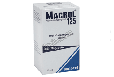 MACROL 125 MG/5 ML 70 ML SUSPANSIYON görseli